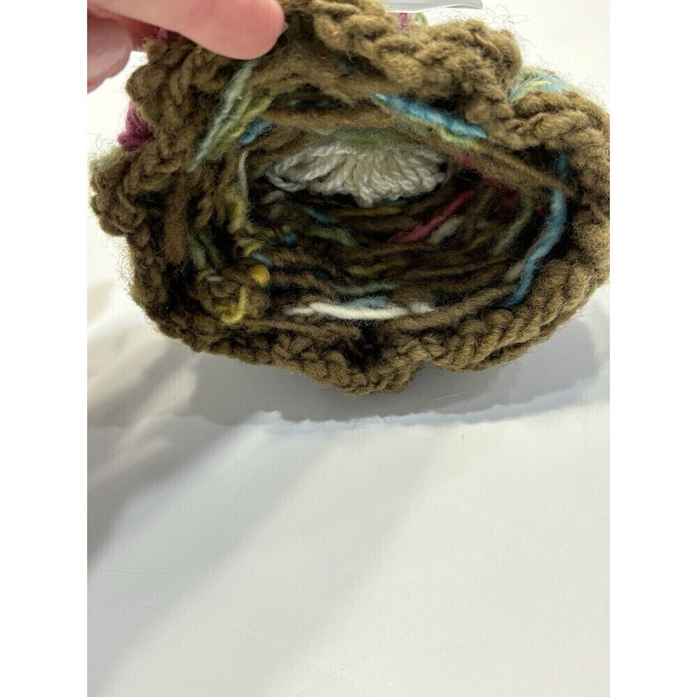 Vintage Doll Handmade Crochet Hand Knitted Patagonia Chile 6.5" Colorful - Picture 9 of 11